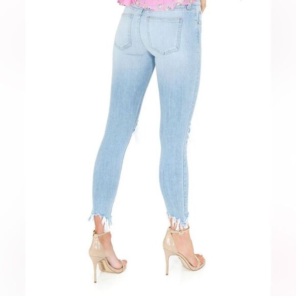 NWOT Pistola Audrey Mid Rise Light Wash Skinny Jeans in Vince Size 26 - Picture 2 of 15